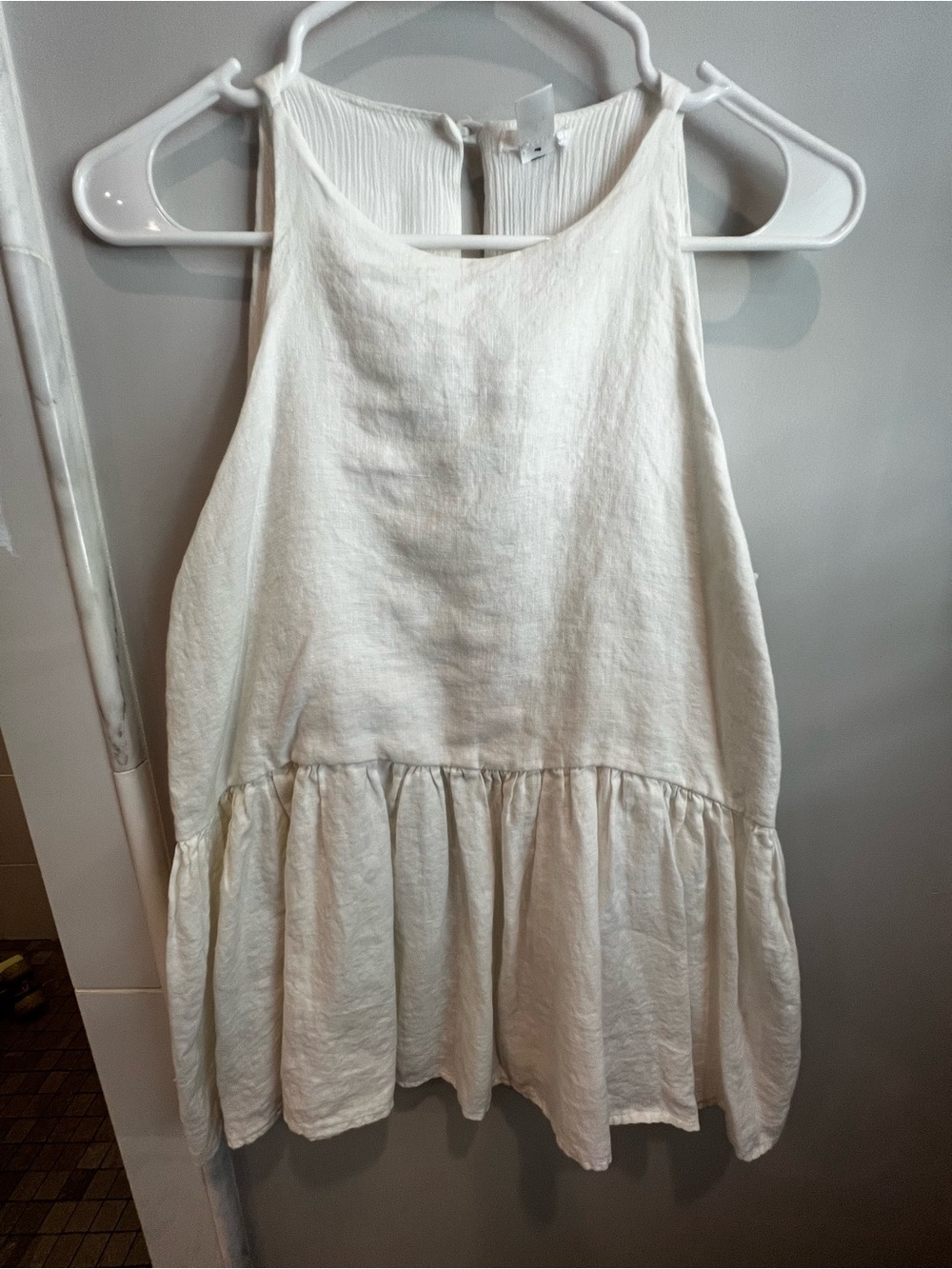Women’s sleeveless baby doll top